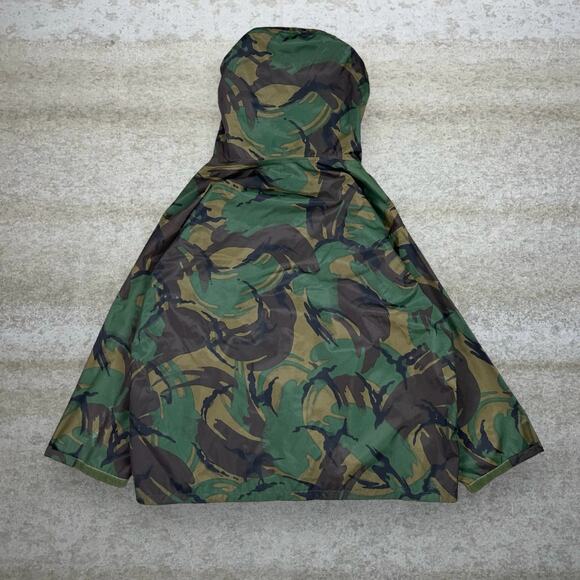 Vintage Military Camo Jacket Water Proof Hooded Woodland Full Zip 90s - Picture 3 of 4
